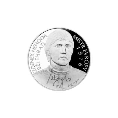 Stříbrná mince 2 NZD Zdeněk Nehoda 2016 Proof