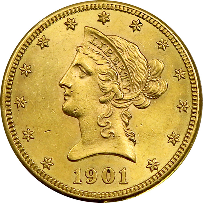 Zlatá minca 10 Dolar American Eagle Liberty Head 1901