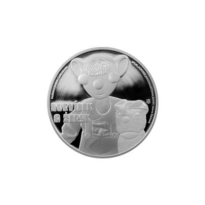 Stříbrná mince 1 NZD Hurvínek a Žeryk 2016 Proof