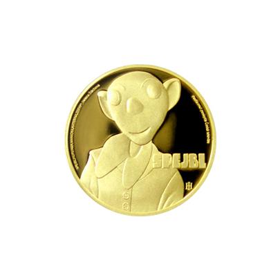 Zlatá mince 5 NZD Spejbl 2016 Proof