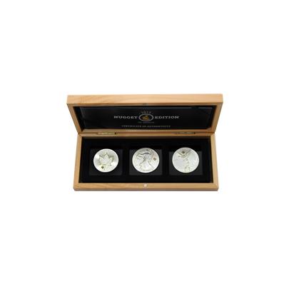 Nugget Edition The Americas Sada stříbrných mincí 2015 Standard