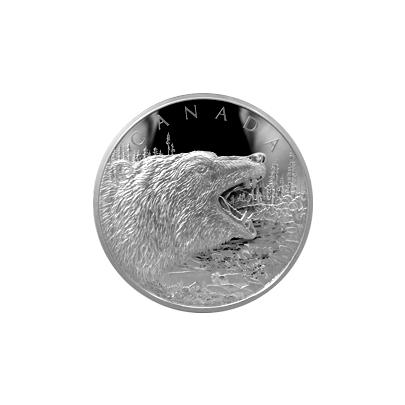 Stříbrná mince 500g Roaring Grizzly 2016 Proof (.9999)