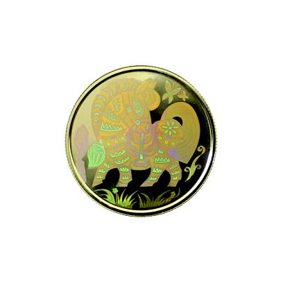 Zlatá mince Year of the Horse Rok Koně 2002 Hologram Proof