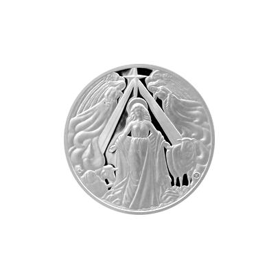 Strieborná medaila Panna Mária 2016 Proof