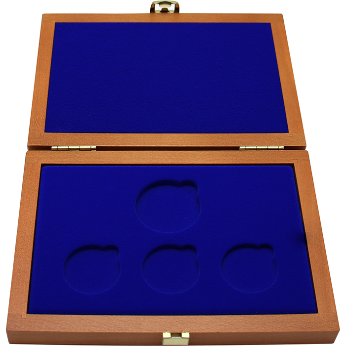 Dřevěná krabička 3 x Ag ČR 36 mm plus 1 x 45 mm