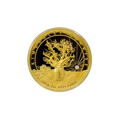 Zlatá mince 2 Oz Kimberley Sunrise High Relief 2016 Proof