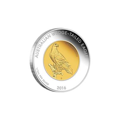 Exkluzivní Bimetalová mince Orel klínoocasý 1 Oz 2016 Proof