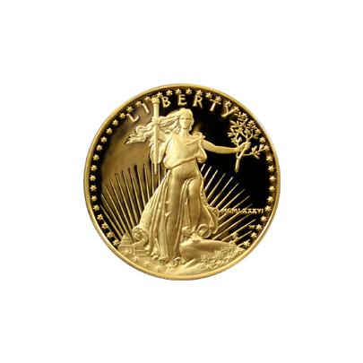 Exkluzivní zlatá mince American Eagle 1 Oz 1986 Proof