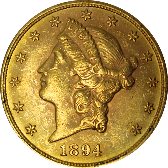 Zlatá minca American Double Eagle Liberty Head 1894