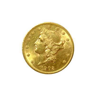 Zlatá mince American Double Eagle Liberty Head 1902