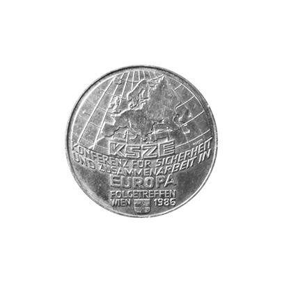 Stříbrná mince 500 Šilink 1986