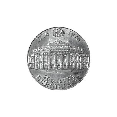 Strieborná minca 100 Šilink 1976