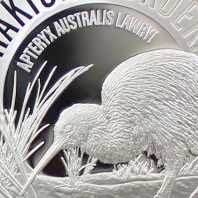 Stříbrná mince Rakiura Tokoeka Kiwi 1 Oz 2017 Proof