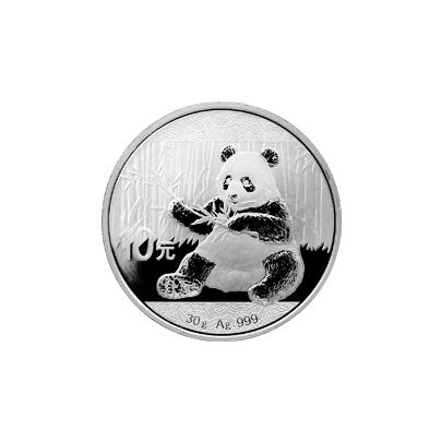 Stříbrná investiční mince Panda 30g 2017