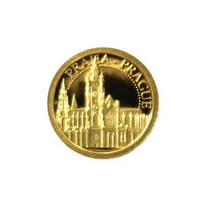 Zlatá mince Praha - Pražský hrad 2017 Proof