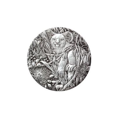 Stříbrná mince 2 Oz Koala 2017 Antique Standard