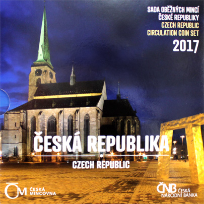 Sada oběžných mincí Česká republika 2017 Standard
