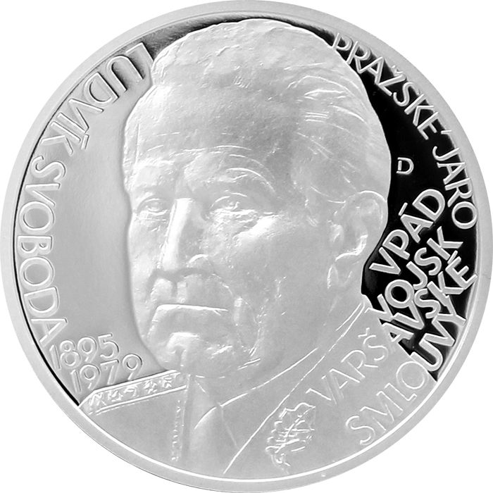 Stříbrná medaile Českoslovenští prezidenti - Ludvík Svoboda 2017 Proof