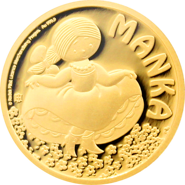 Zlatá mince Manka 2017 Proof