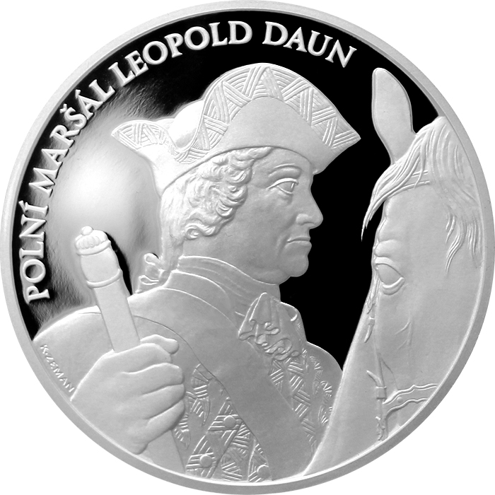 Stříbrná medaile Dějiny válečnictví - Bitva u Kolína 2017 Proof