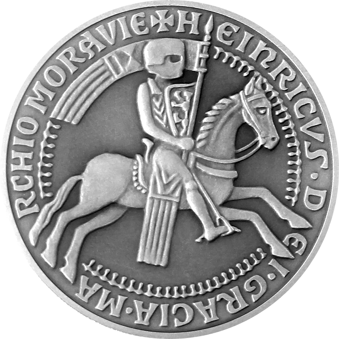 Stříbrná medaile České pečetě - Vladislav Jindřich 2017 Standard
