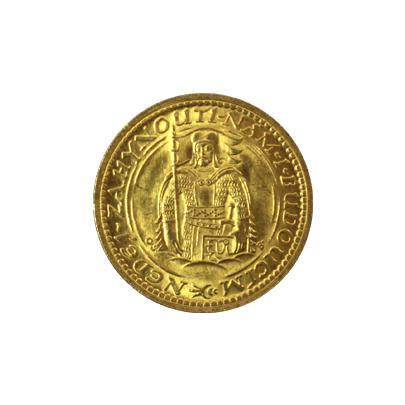Zlatá mince Svatý Václav Dvoudukát Československý 1934