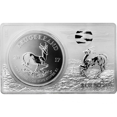 Stříbrná mince Krugerrand 50. výročí Exkluzivní edice 2017 Proof