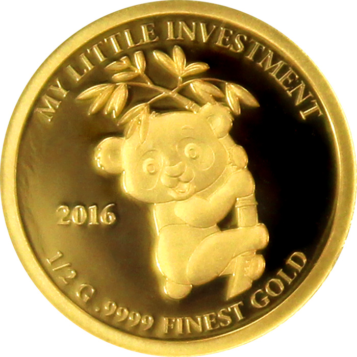 Zlatá minca My little investment  - Panda 2016 Proof