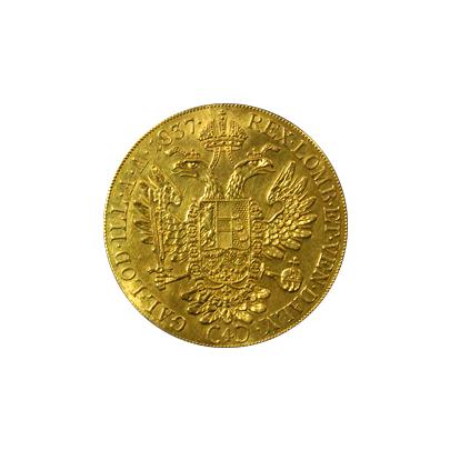 Zlatá mince 4-Dukát Ferdinanda I. 1837 A