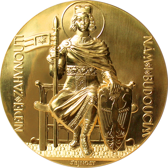 Zlatá Svatováclavská medaile Dokončení chrámu svatého Víta