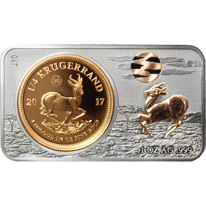 Zlatá mince Krugerrand 50. výročí Exkluzivní edice 2017 Proof