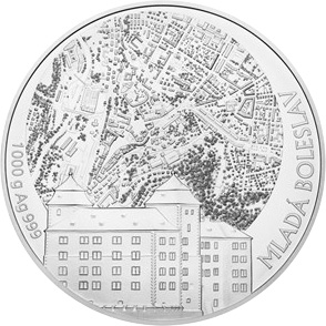 Stříbrná kilová investiční medaile Statutární město Mladá Boleslav 2018 Standard