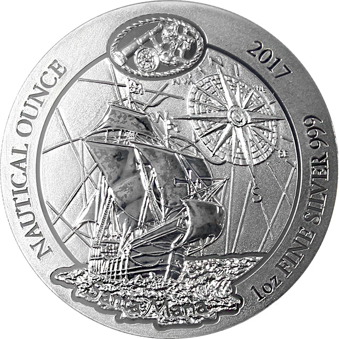 Stříbrná investiční mince Santa Maria - Nautical Ounce 1 Oz 2017