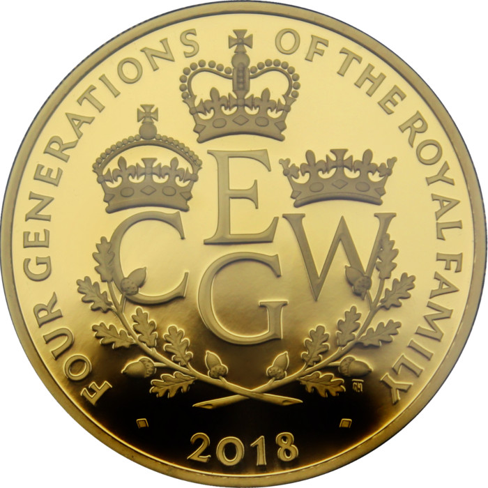 Zlatá mince 5 Oz Four Generations of Royalty 2018 Proof