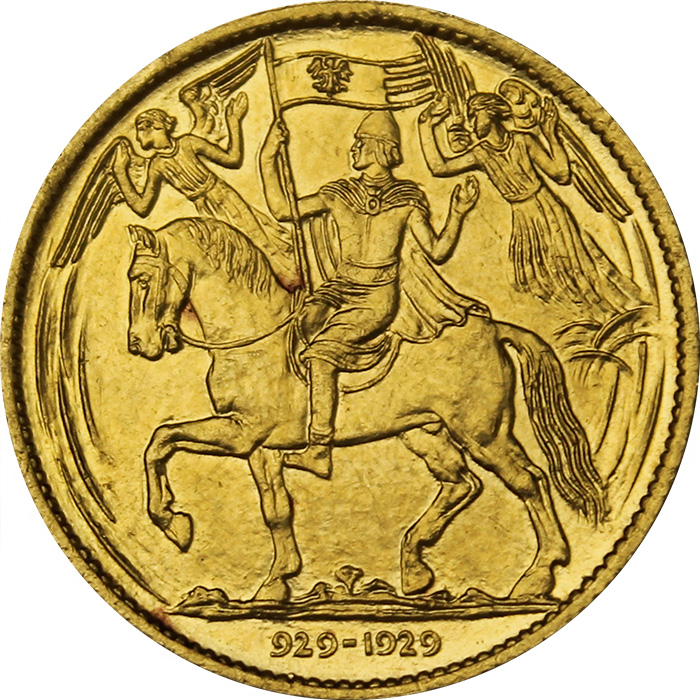 Zlatá medaile Milénium sv. Václava 929 - 1929