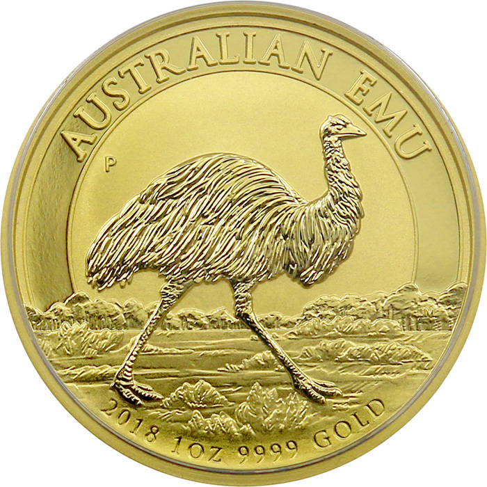 Zlatá investiční mince Emu 1 Oz 2018