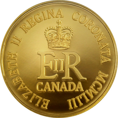Zlatá minca 65. výročie korunovácie Jej Veličenstva Alžbety II. 1/4 Oz 2018 Proof2018