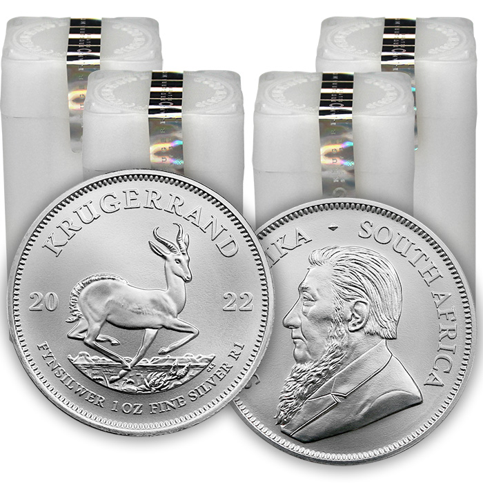 Stříbrná investiční mince Krugerrand 1 Oz (Odběr 100 Ks a více)