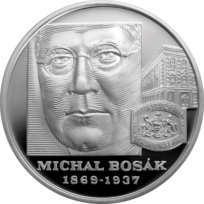 Stříbrná mince Michal Bosák - 150. výročí narození 2019 Proof