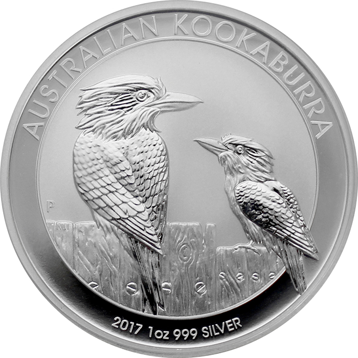 Stříbrná investiční mince Kookaburra Ledňáček 1 Oz 2017