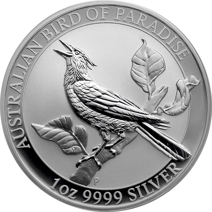Stříbrná investiční mince Australian Bird of Paradise 1 Oz 2019