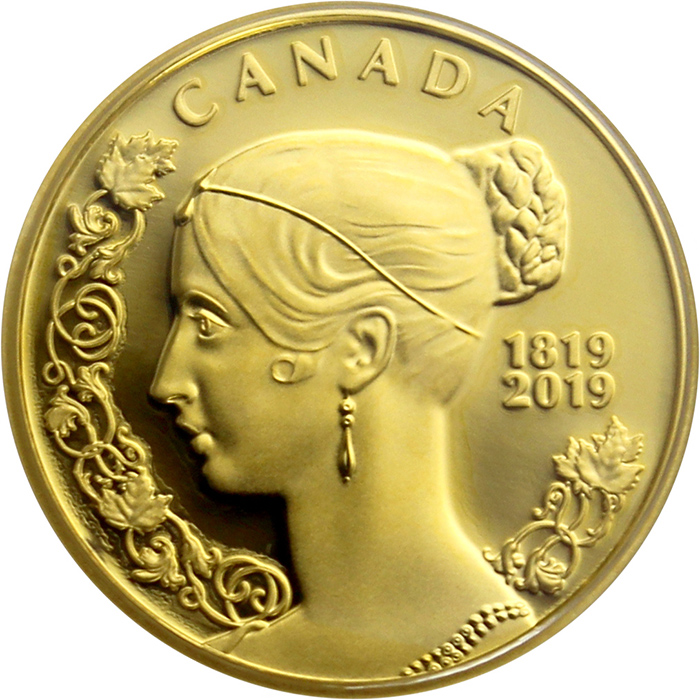 Zlatá mince 200. výročí narození královny Viktorie 2019 Proof