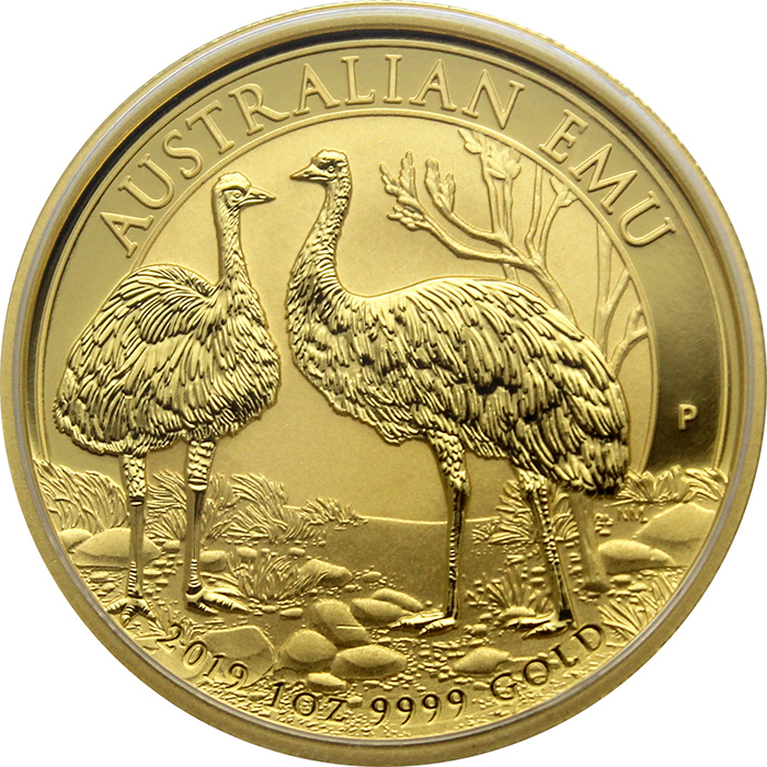 Zlatá investiční mince Emu 1 Oz 2019
