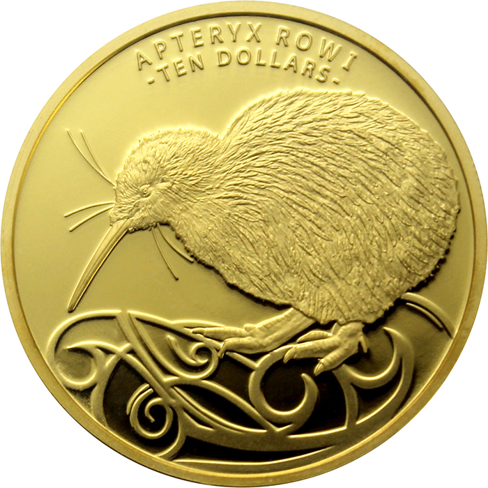Přední strana Zlatá mince Kiwi 1/4 Oz 2020 Proof
