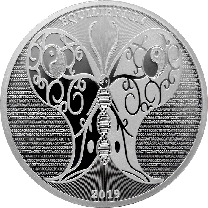 Stříbrná mince Equilibrium Tokelau 1 Oz 2019