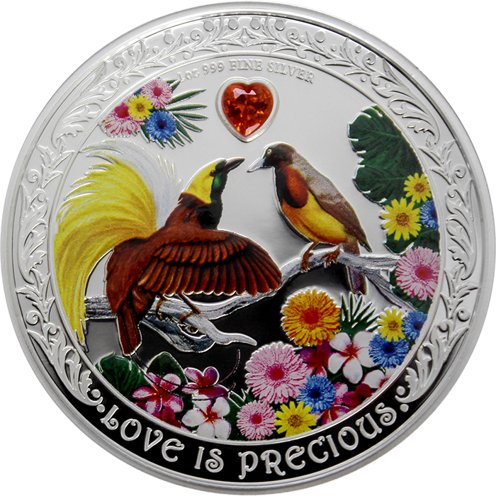 Stříbrná mince Rajky 1 Oz Love is Precious 2020 Proof