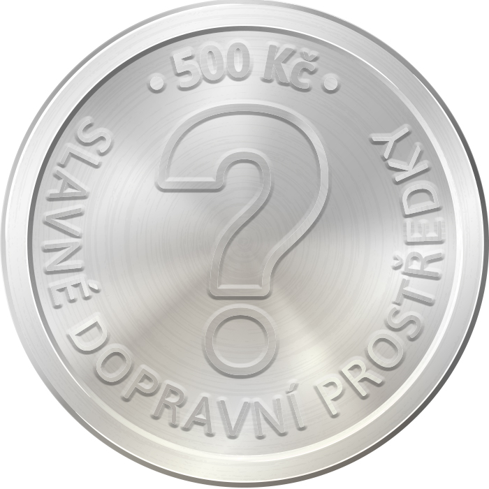 Stříbrná mince 500 Kč Tramvaj ČKD Tatra T3 2024 Standard