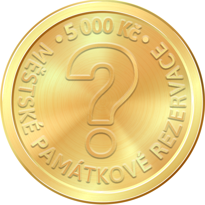 Zlatá minca 5000 Kč Mestská pamiatková rezervácia Tábor 2025 Standard