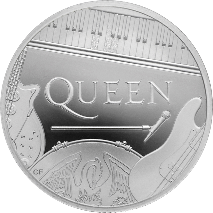 Stříbrná mince Hudební legendy - Queen 1/2 Oz 2020 Proof 