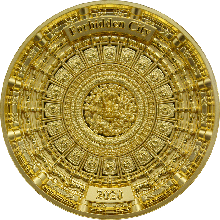 Zlatá minca Zakázané mesto 2020 Proof